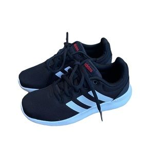 NWT & Box Kids Unisex Lite Racer CLN 2.0 Black & White Sneaker Shoes 13